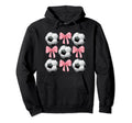 Soccer And Bows Coquette Soccer Mom Hoodie - Aesthetic Graphic Unisex