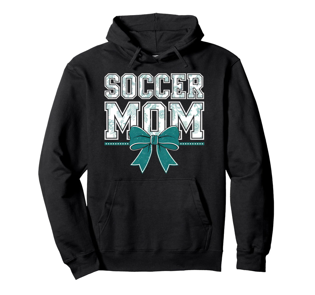 Soccer Mom Coquette Bow Mothers Day Hoodie - Custom Art Print Unisex