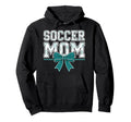 Soccer Mom Coquette Bow Mothers Day Hoodie - Custom Art Print Unisex