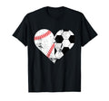 Leopard Soccer And Basketball Mom Funny T-Shirt - Graphic Print Unisex