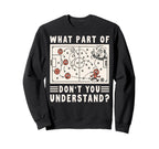 Soccer Strategy Board Meme What Sweatshirt - Fun Novelty Design Unisex