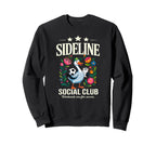 Sideline Social Club Floral Sweatshirt - Aesthetic Graphic Men Women