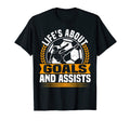 Soccer Life Is About Goals Funny Soccer T-Shirt - Trendy Graphic Unisex
