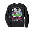Im Doing Soccer Mom Stuff Mom Soccer Sweatshirt - Graphic Print Men Women