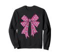 Soccer Ball Coquette Bow Soccer Mom Sweatshirt - Graphic Print for Adults
