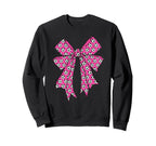 Soccer Ball Coquette Bow Soccer Mom Sweatshirt - Graphic Print for Adults