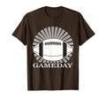 Mother Game Day Mom Football Mom Ball T-Shirt - Graphic Print Unisex