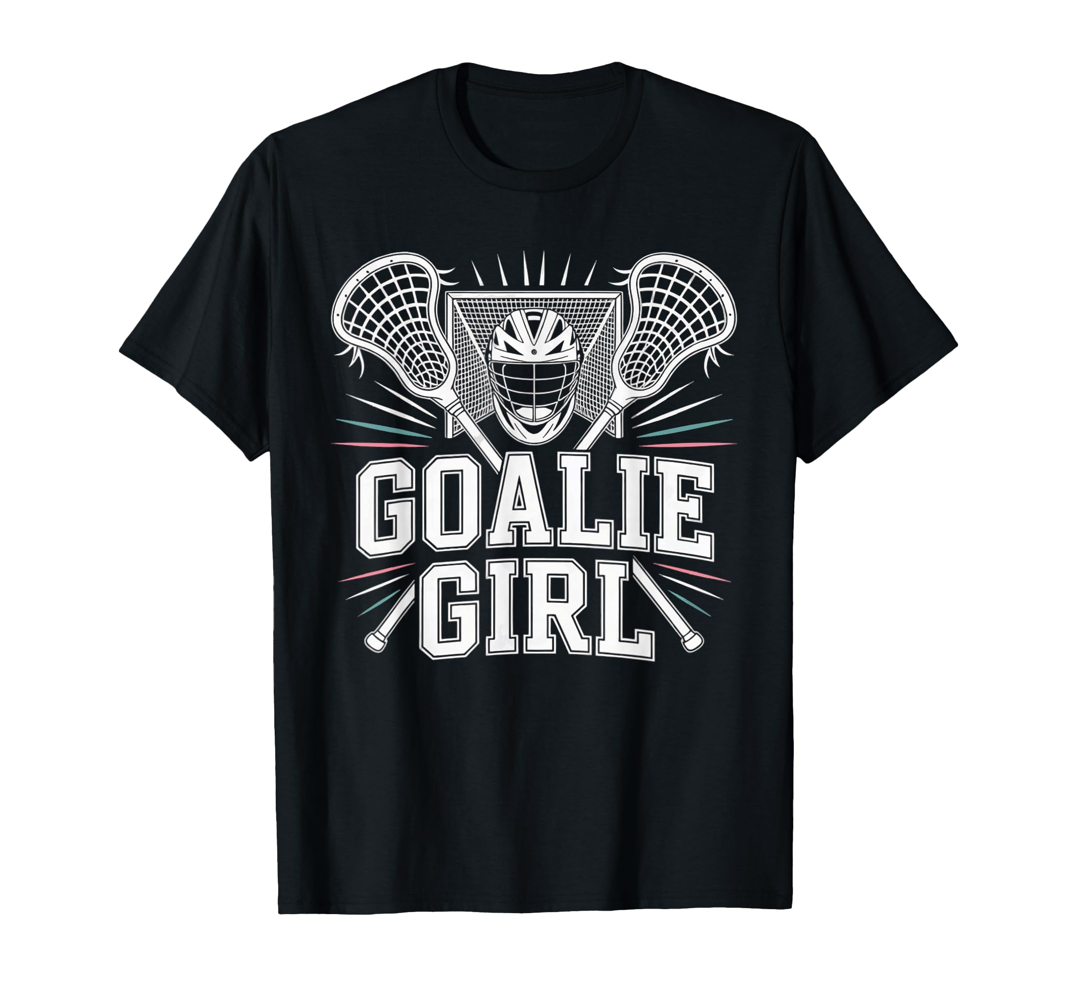 Lax Player Goalie Sports Team Lacrosse T-Shirt - Custom Art Print Men Women