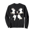 Coquette Bow Soccer Ball Pattern Sweatshirt - Streetwear Style for Adults