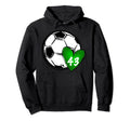 Womens Custom Soccer Mom Number 43 Hoodie - Novelty Apparel Men Women