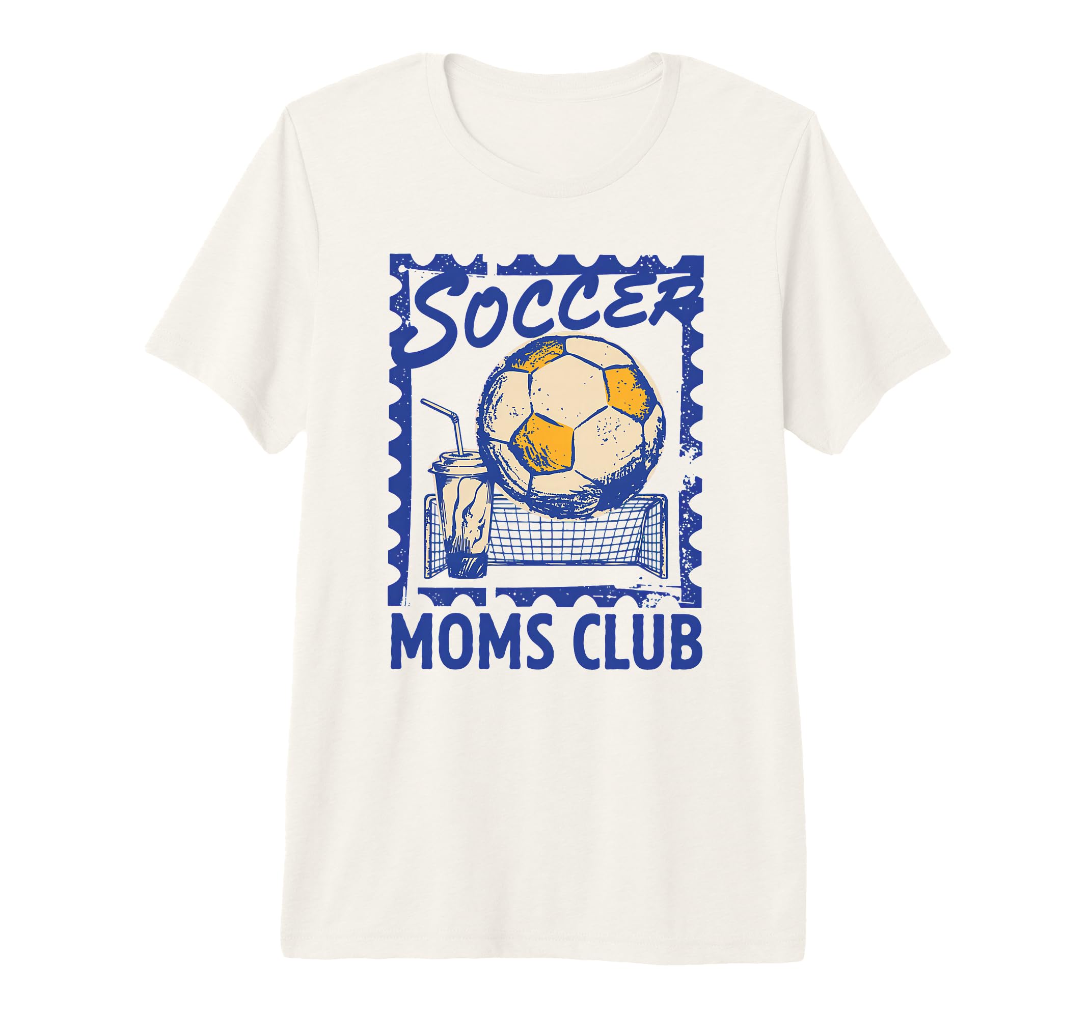 Soccer Football Moms Club Funny Sports T-Shirt - Custom Art Print Unisex