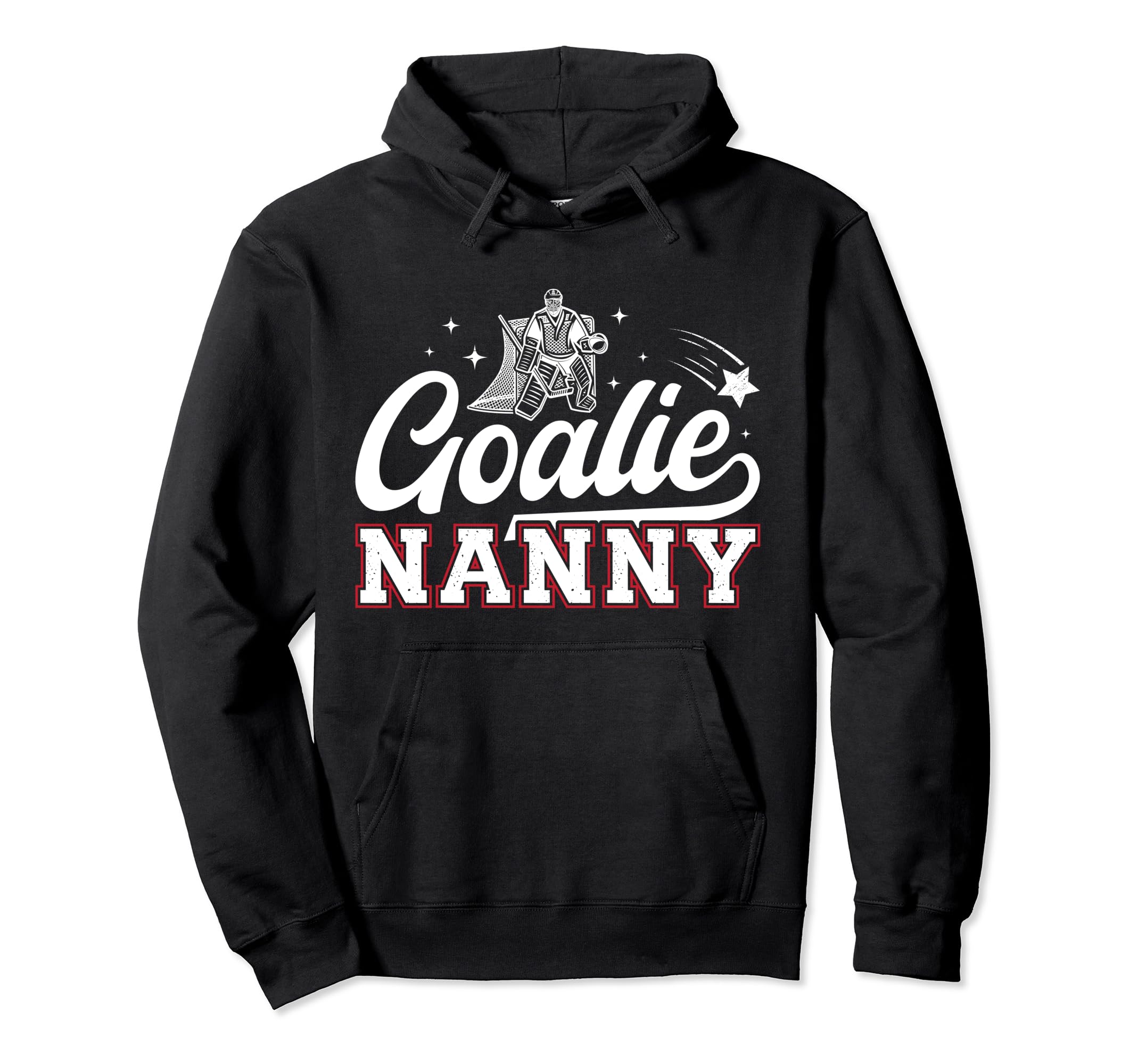 Ice Hockey Goalie Nanny Ice Hoodie - Casual Everyday Wear for Adults