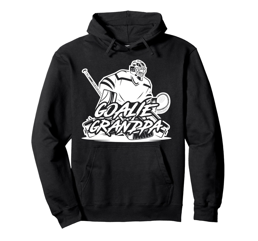 Ice Hockey Goalie Grandpa Hockey Hoodie - Streetwear Style Men Women