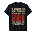 Succeed Try Doing What Your Wrestling T-Shirt - Minimalist Print Men Women