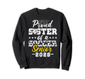 Proud Sister Soccer Senior 2026 Sweatshirt - Trendy Graphic for Adults