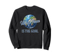 Soccer World Peace Is Goal Futbol Sweatshirt - Streetwear Style for Adults