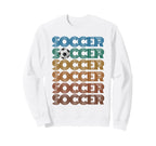 Soccer Repeat Just Who Loves Winning Sweatshirt - Unique Graphic Unisex