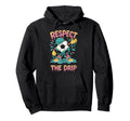 Respect Drip Soccer Vibe Colorful Street Hoodie - Graphic Print Men Women