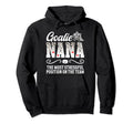 Ice Hockey Goalie Nana Funny Ice Hoodie - Novelty Apparel for Adults