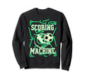 Scoring Machine Soccer Jersey Sweatshirt - Aesthetic Graphic for Adults