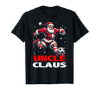 Soccer Uncle Claus Family Matching T-Shirt - Aesthetic Graphic Men Women