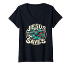 C J S Religious Christian Soccer Player Sweatshirt - Graphic Print Unisex