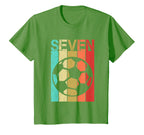 7 Year Old Soccer Birthday Seventh 7Th T-Shirt - Unique Graphic Men Women