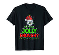 Is This Jolly Enough Snowman Soccer Ball T-Shirt - Streetwear Style Unisex