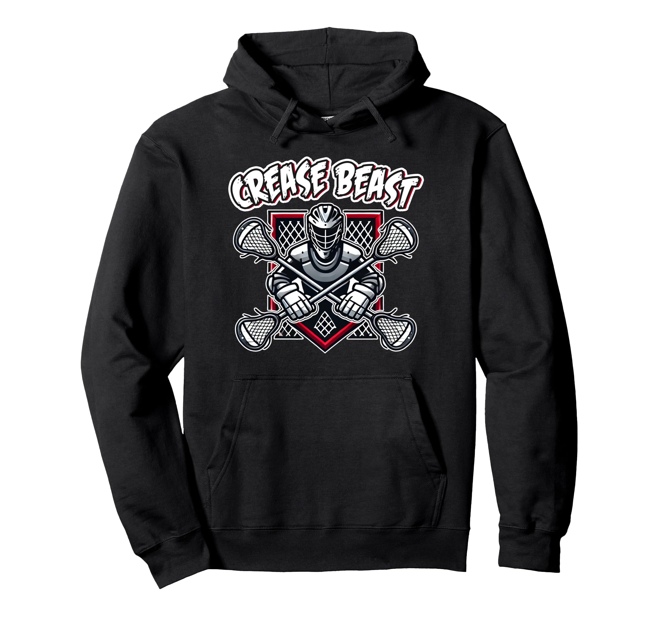 Lacrosse Goalkeeper Lax Goalie Game Day Wear Hoodie - Graphic Print Unisex