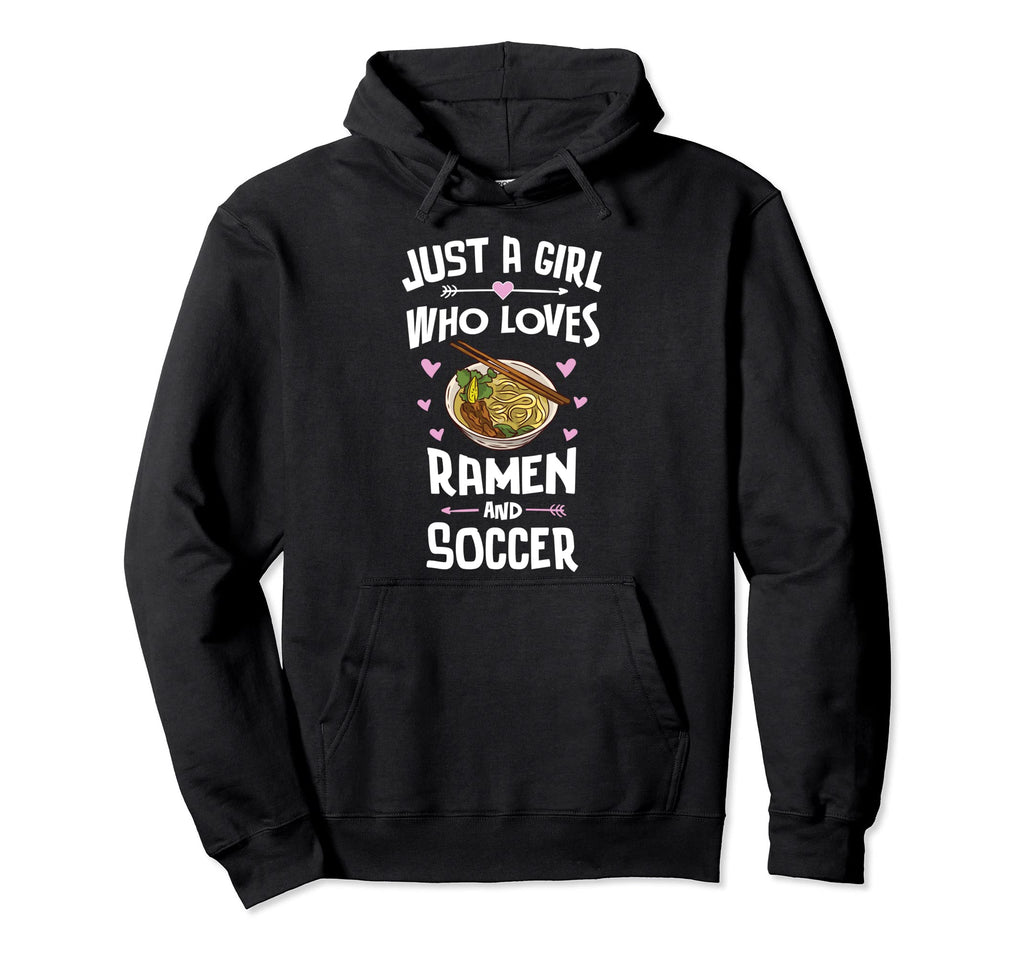 Ramen And Soccer Anime Gift Teen Hoodie - Casual Everyday Wear for Adults
