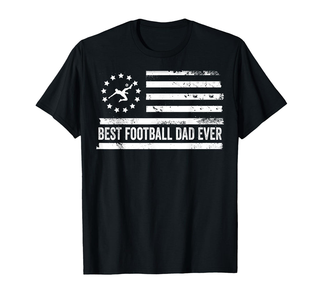 Football Soccer Coach Us American Flag T-Shirt - Graphic Print Men Women