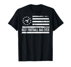 Football Soccer Coach Us American Flag T-Shirt - Graphic Print Men Women