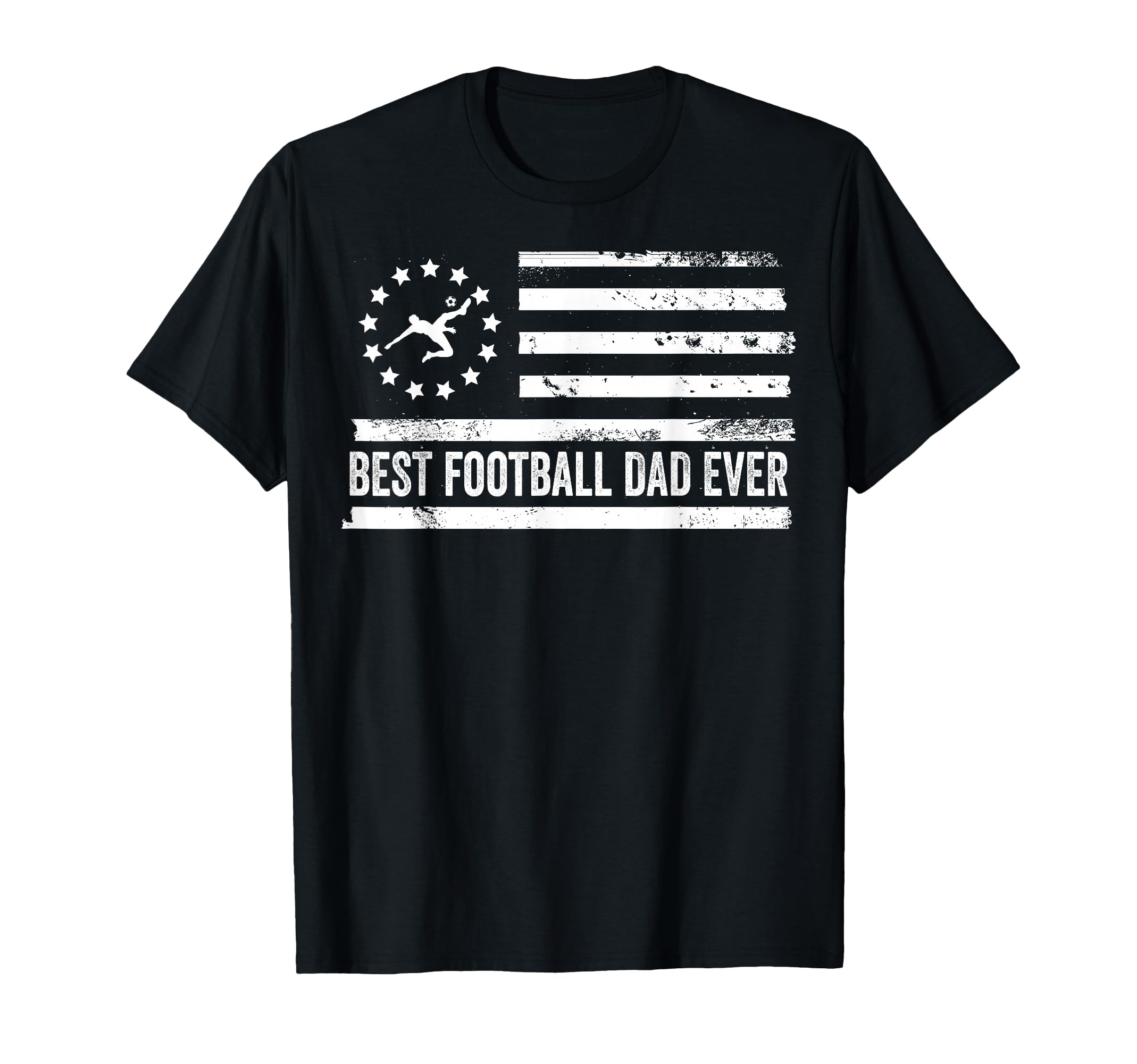 Football Soccer Coach Us American Flag T-Shirt - Graphic Print Men Women