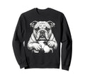 Ball Mascot Black And White Sweatshirt - Casual Everyday Wear Men Women