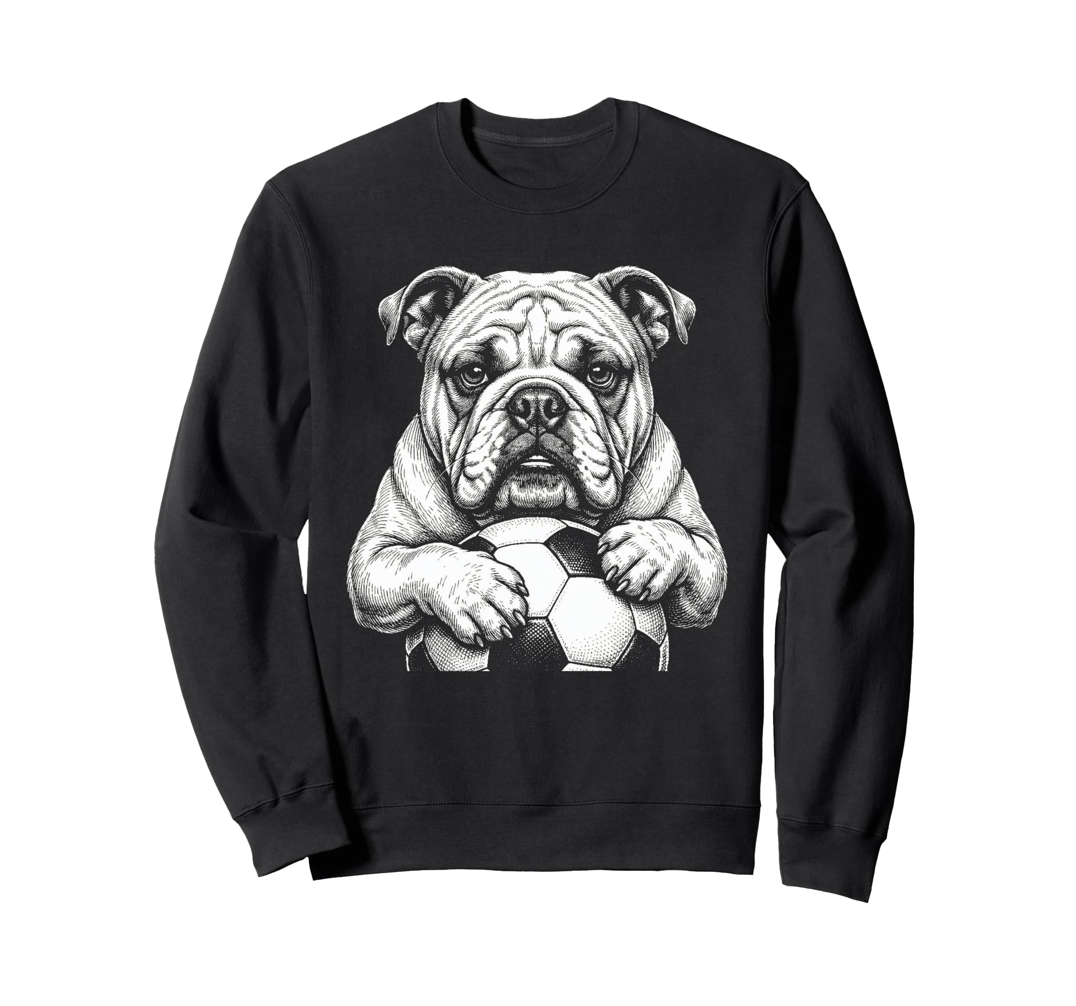 Ball Mascot Black And White Sweatshirt - Casual Everyday Wear Men Women