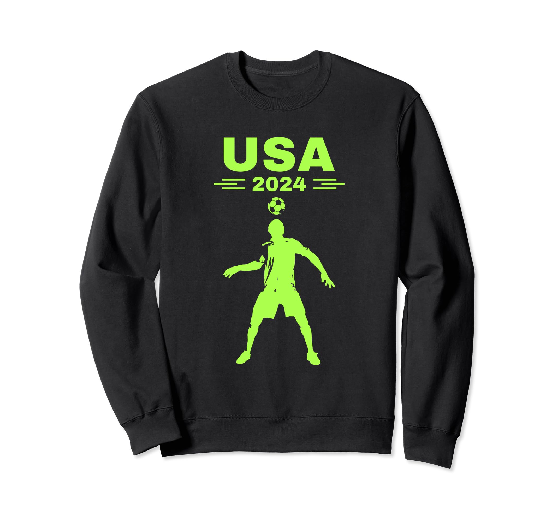 American Soccer Soccer 2024 Sweatshirt - Fun Novelty Design Unisex