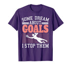 Goalie Soccer Shirts Sayings T-Shirt - Aesthetic Graphic for Adults