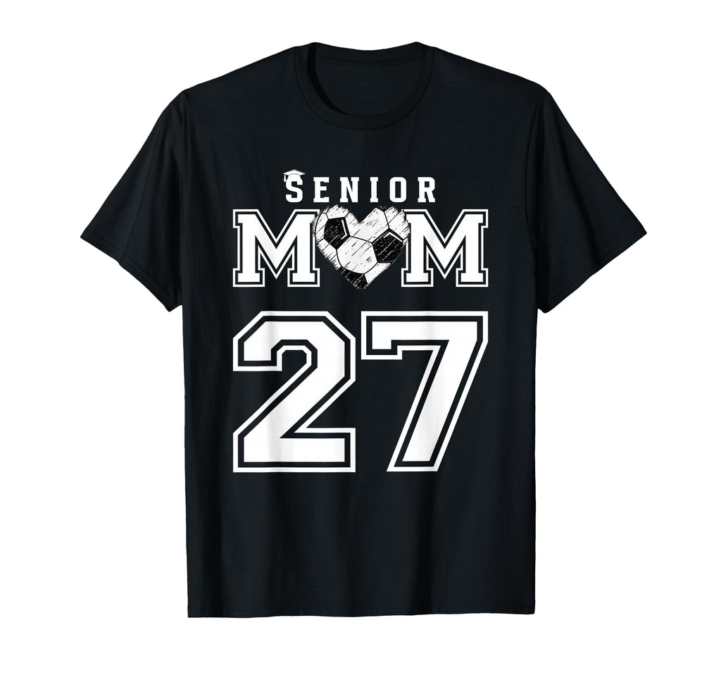 Proud Senior Soccer Mom Custom Jersey T-Shirt - Trendy Graphic Unisex