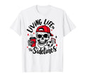 Soccer Mama Skeleton Coffee Living Life T-Shirt - Custom Art Print Unisex