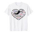 Soccer Goalkeeper Heart Love Goalie T-Shirt - Streetwear Style for Adults