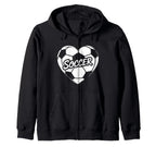 Funny Soccer Soccer Player Coach Jm Sweatshirt - Minimalist Print Unisex