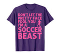 Soccer Art Teen Goalie Soccer T-Shirt - Casual Everyday Wear Men Women