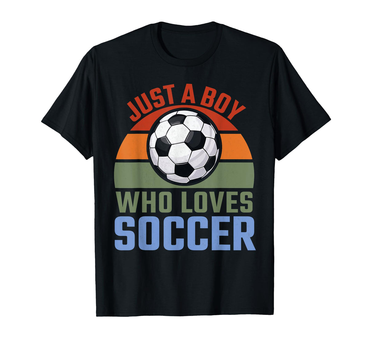 Just Who Loves Soccer Soccer Player T-Shirt - Minimalist Print Unisex