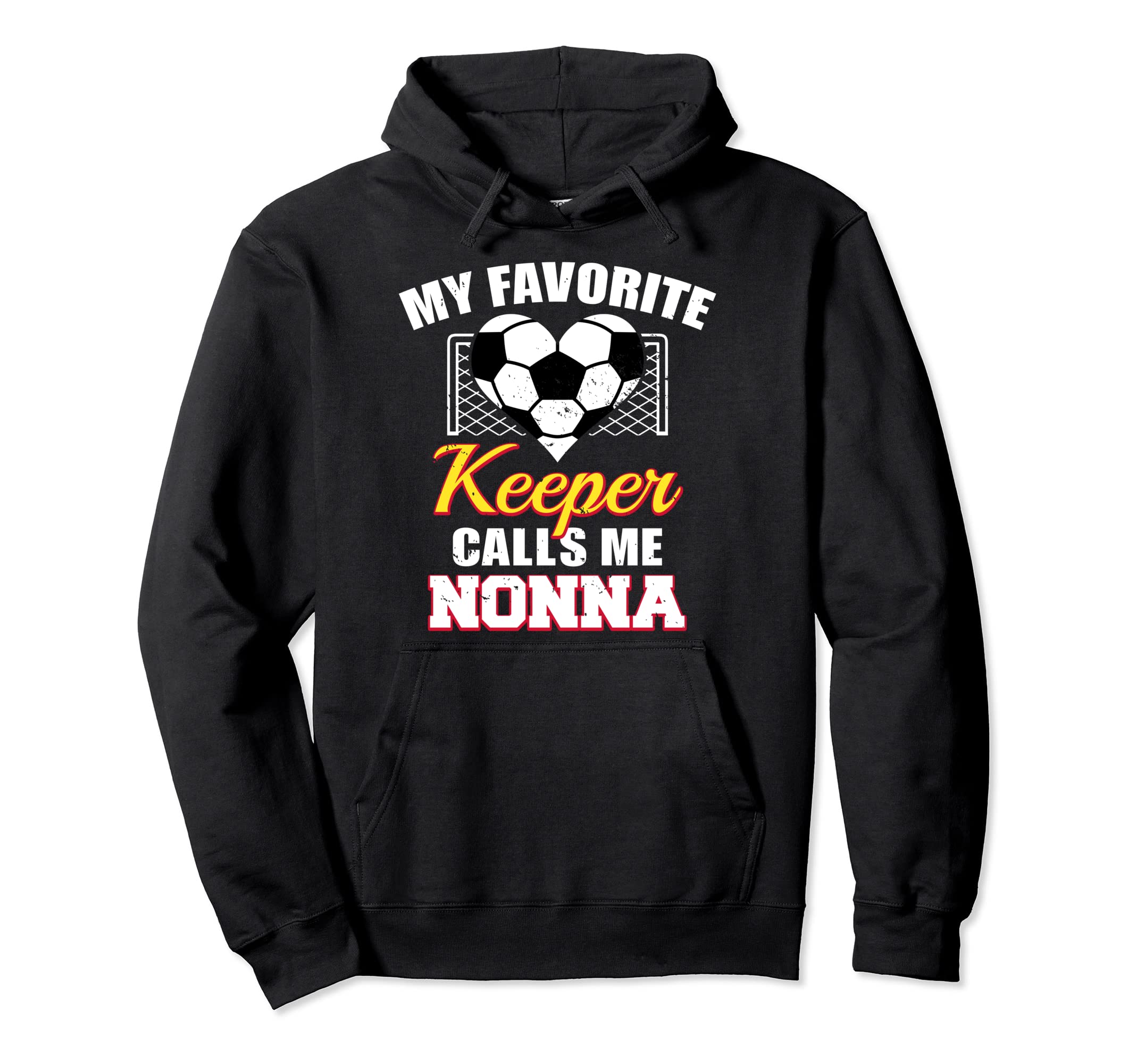 My Favorite Keeper Calls Me Nonna Hoodie - Minimalist Print for Adults