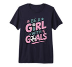 Be Goals Soccer Player Soccer Tri T-Shirt - Streetwear Style Men Women