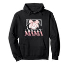 Soccer Mama Bow Soccer Mom Club Hoodie - Casual Everyday Wear for Adults