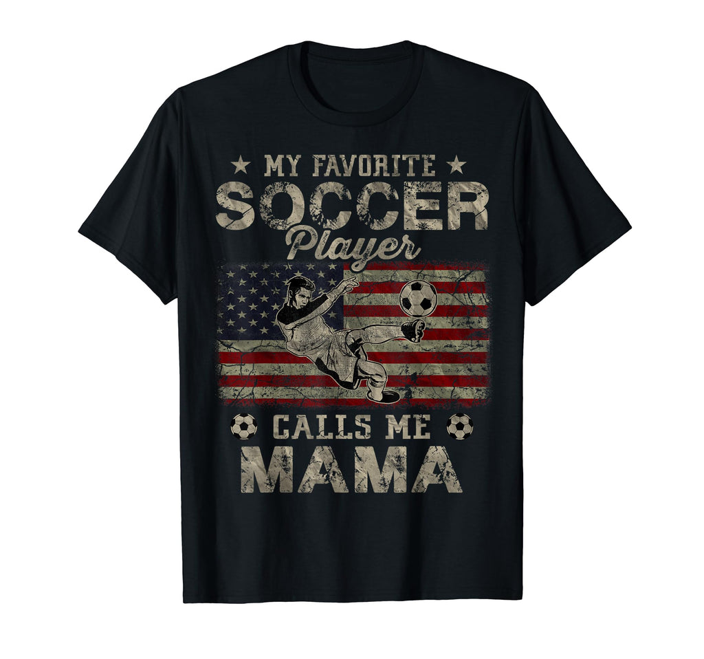 My Favorite Soccer Player Calls Me T-Shirt - Custom Art Print for Adults