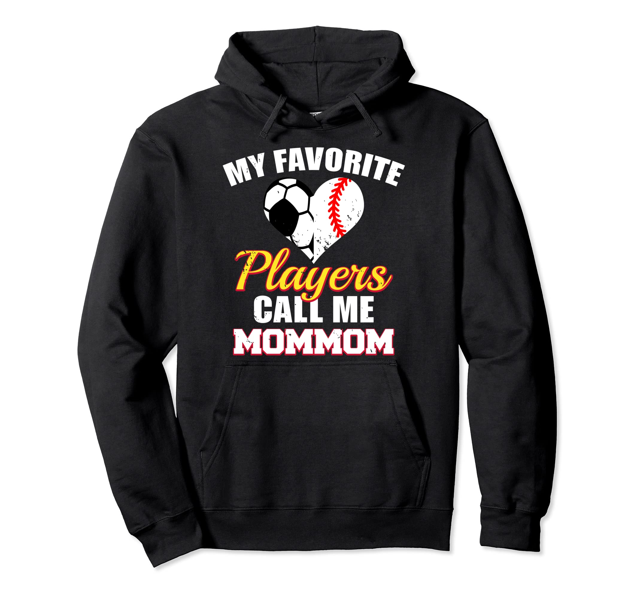 My Favorite Players Call Me Mommom Hoodie - Unique Graphic for Adults