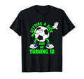 13 Year Old Happy 13Th Birthday Soccer T-Shirt - Trendy Graphic for Adults