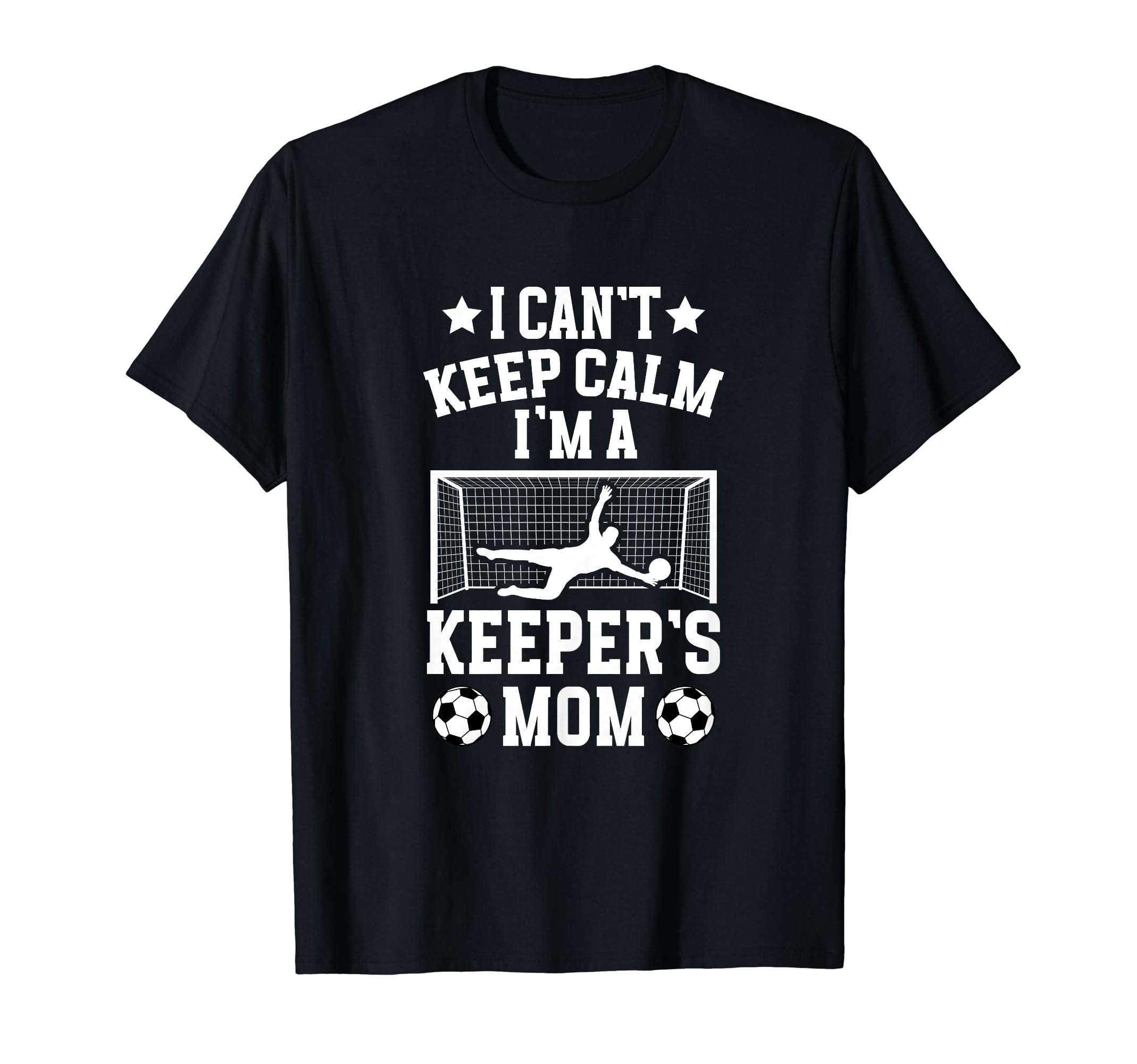 Im Soccer Keeper Mom Soccer Goalkeeper T-Shirt - Minimalist Print Unisex